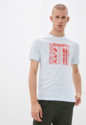Футболка спортивная Reebok RC AC + Cotton Tee  GLABLU
